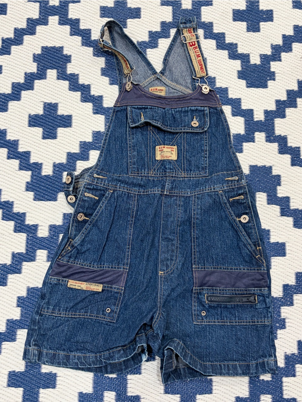 Vintage B.U.M Equipment Denim Overalls 90s Women’s Size S